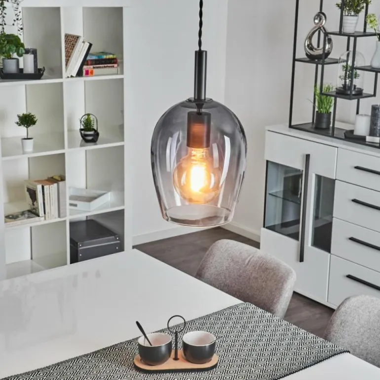 Suspension Magnano Noir, 1 lumière