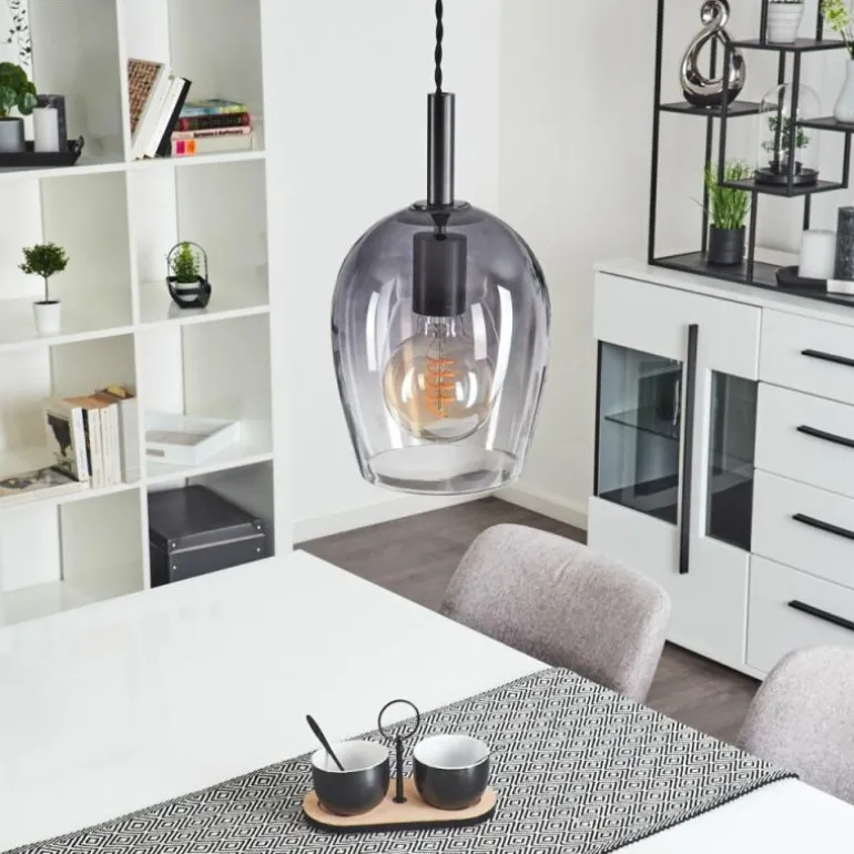 Suspension Magnano Noir, 1 lumière