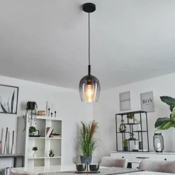 Suspension Magnano Noir, 1 lumière