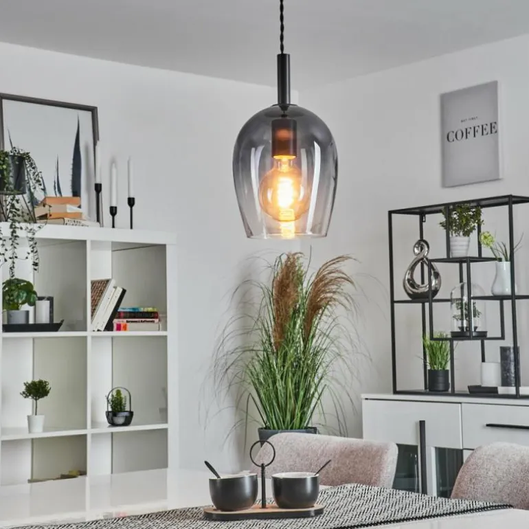 Suspension Magnano Noir, 1 lumière