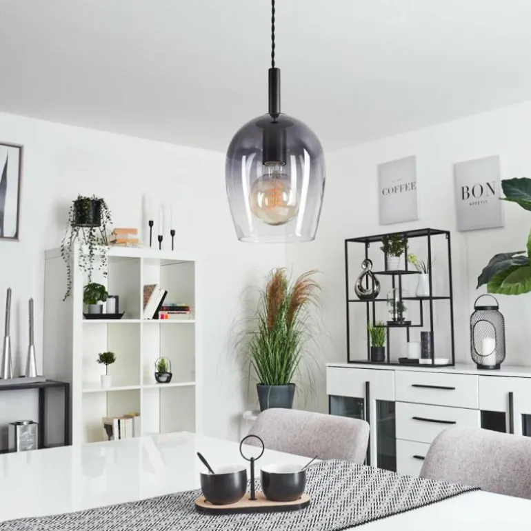 Suspension Magnano Noir, 1 lumière