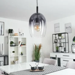 Suspension Magnano Noir, 1 lumière