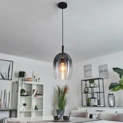 Suspension Magnano Noir, 1 lumière