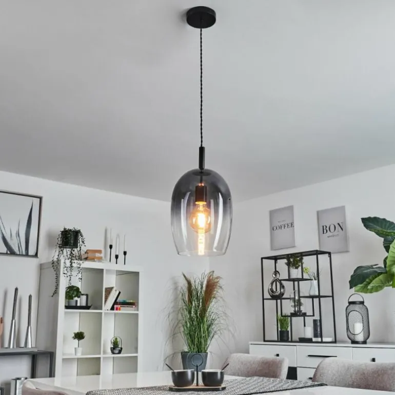 Suspension Magnano Noir, 1 lumière