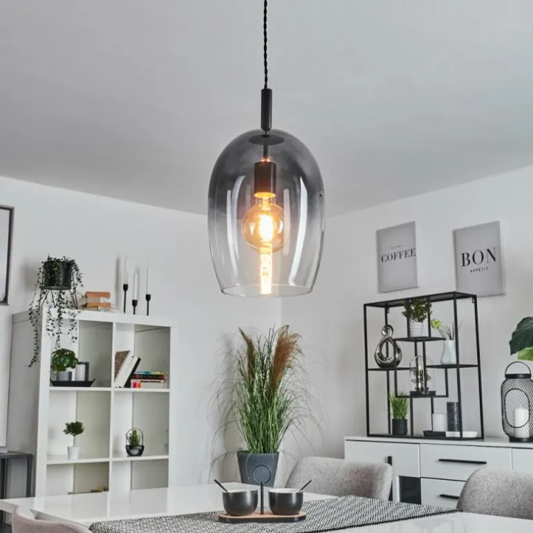 Suspension Magnano Noir, 1 lumière