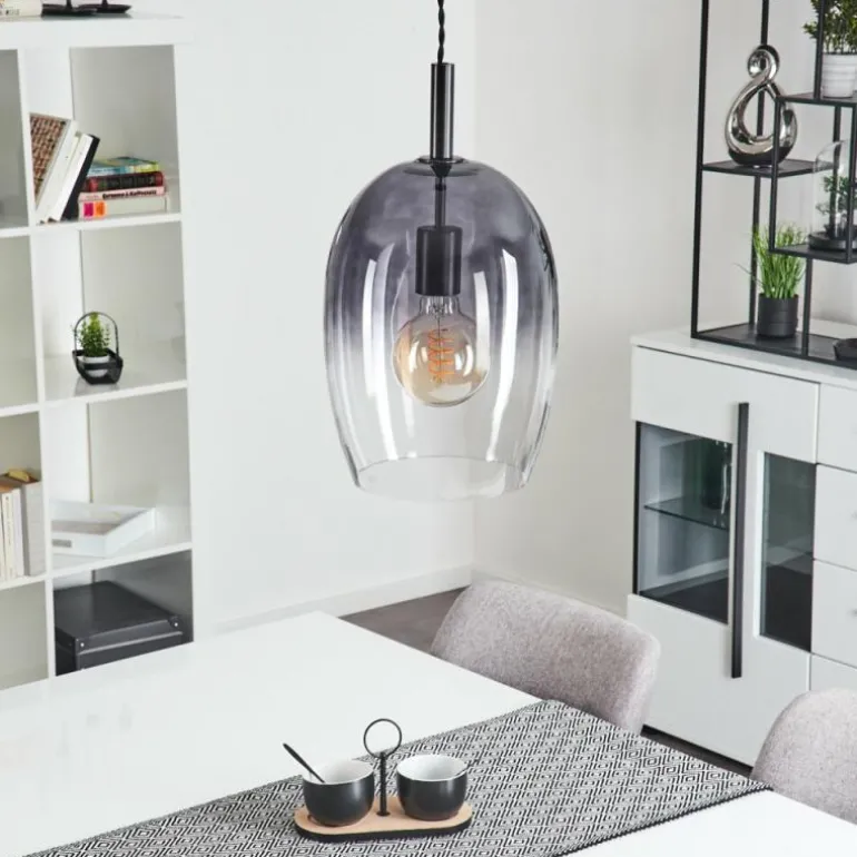 Suspension Magnano Noir, 1 lumière