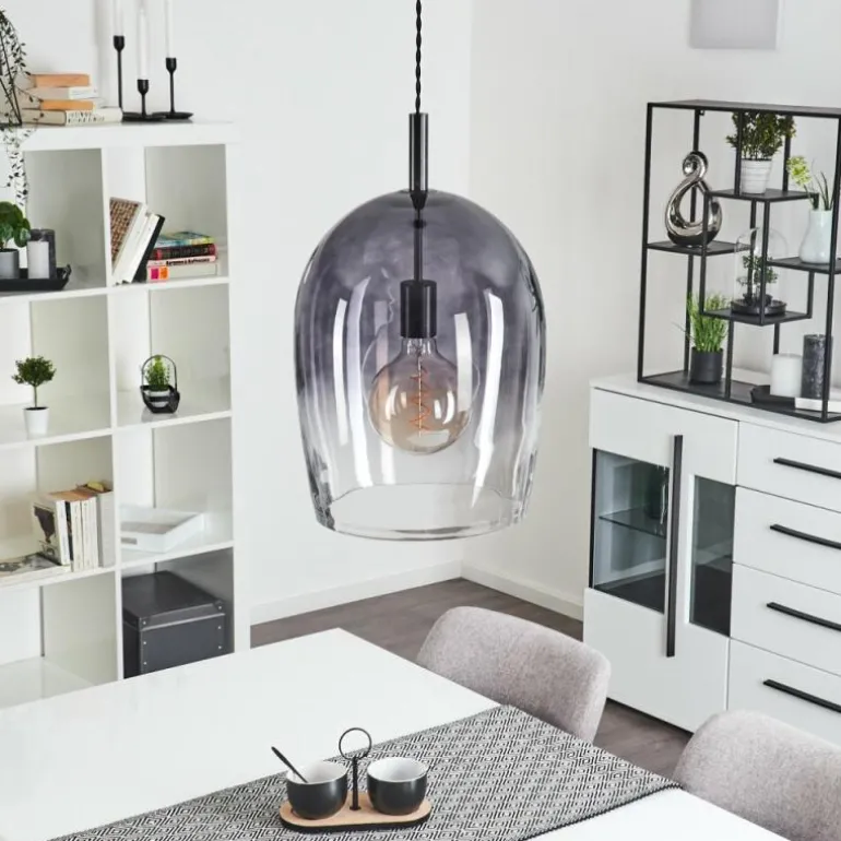 Suspension Magnano Noir, 1 lumière