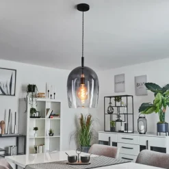 Suspension Magnano Noir, 1 lumière