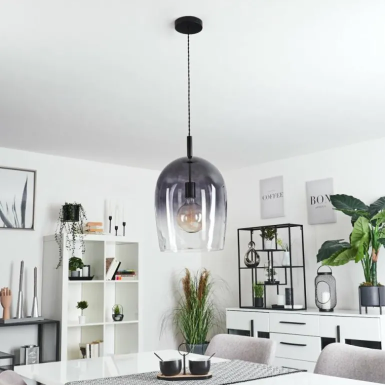 Suspension Magnano Noir, 1 lumière