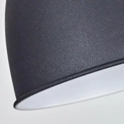 Suspension Malabe Bois foncé, Noir, 4 lumières