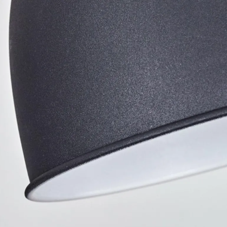 Suspension Malabe Bois foncé, Noir, 4 lumières