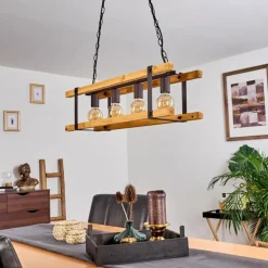 Suspension Maladera Rouille, 4 lumières