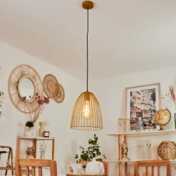 Suspension Malette Jaune, 1 lumière