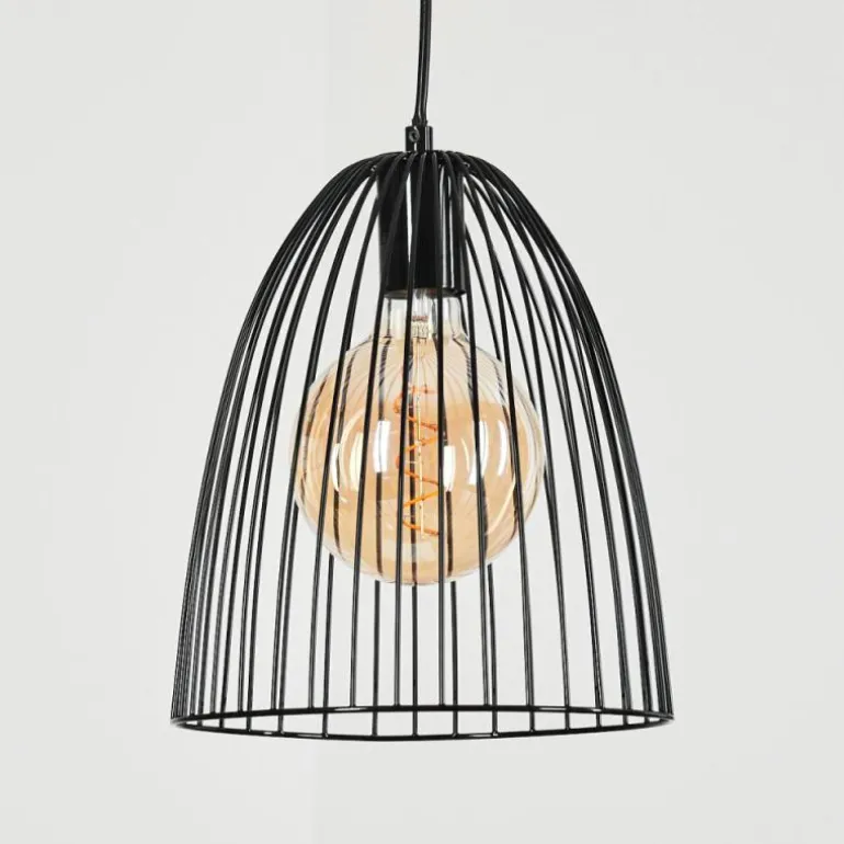 Suspension Malette Noir, 1 lumière