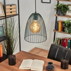 Suspension Malette Vert, 1 lumière