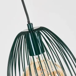 Suspension Malette Vert, 1 lumière