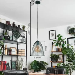 Suspension Malette Vert, 1 lumière