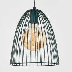 Suspension Malette Vert, 1 lumière