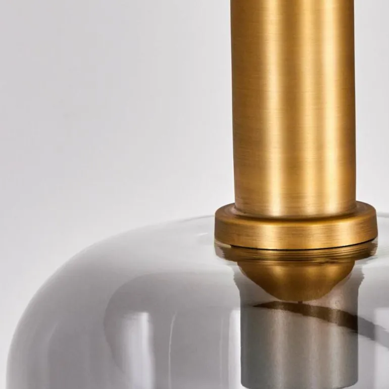 Suspension Maliali Laiton, Noir, 3 lumières