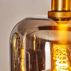 Suspension Maliali Or, Laiton, Noir, 6 lumières