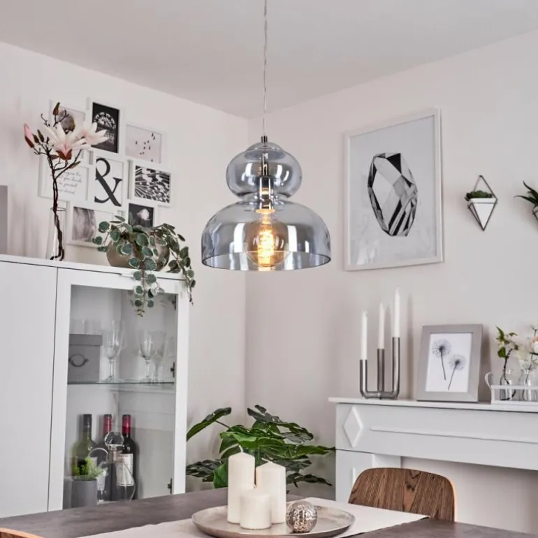 Suspension Malvaglia Chrome, 1 lumière