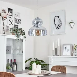 Suspension Malvaglia Chrome, 1 lumière