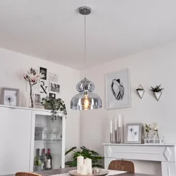 Suspension Malvaglia Chrome, 1 lumière