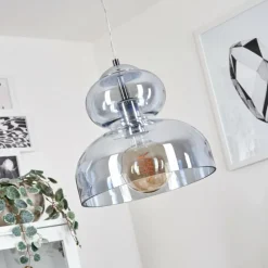 Suspension Malvaglia Chrome, 1 lumière