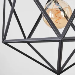 Suspension Mamonal Noir, 1 lumière