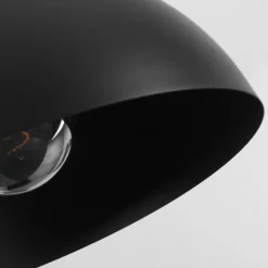 Suspension Manacales Noir, 2 lumières