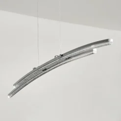 Suspension Manlleu Chrome, 1 lumière