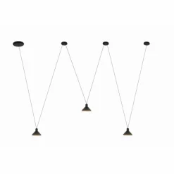 Suspension Mantra ANTARES LED Noir, 1 lumière