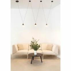 Suspension Mantra ANTARES LED Noir, 1 lumière