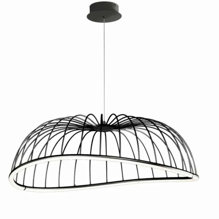 Suspension Mantra CELESTE LED Noir, 1 lumière