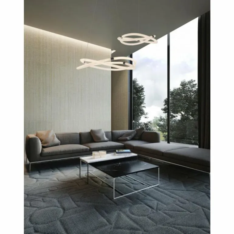 Suspension Mantra INFINITY LINE LED Chrome, Blanc, 1 lumière