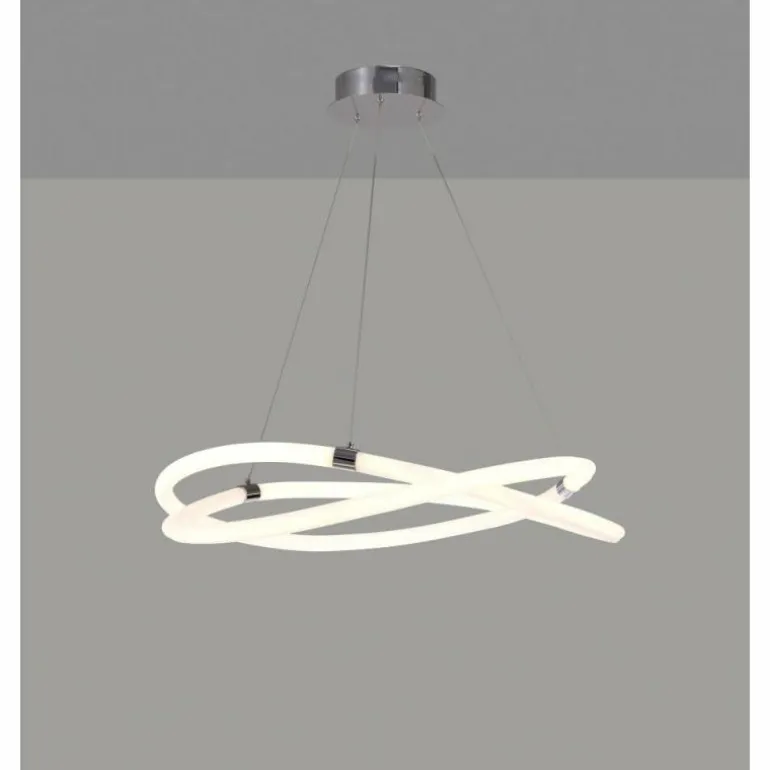Suspension Mantra INFINITY LINE LED Chrome, Blanc, 1 lumière