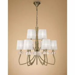 Suspension Mantra LOEWE Brun, 9 lumières