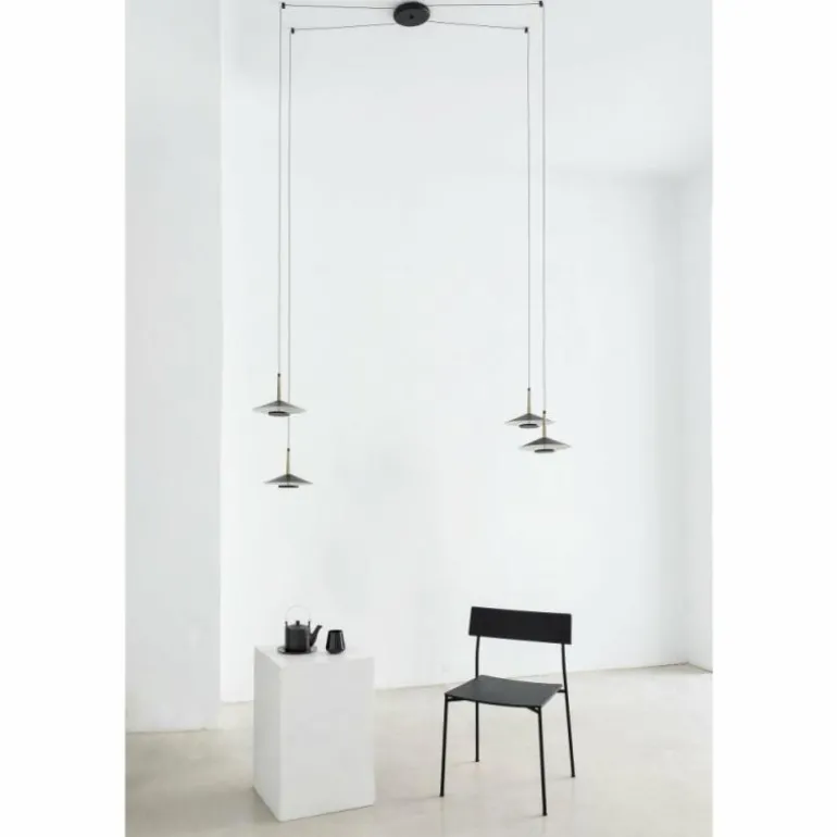 Suspension Mantra ORION LED Laiton, Noir, 1 lumière
