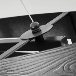 Suspension Maracoa Noir, 4 lumières