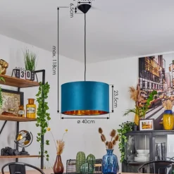 Suspension Maripi Noir, 1 lumière