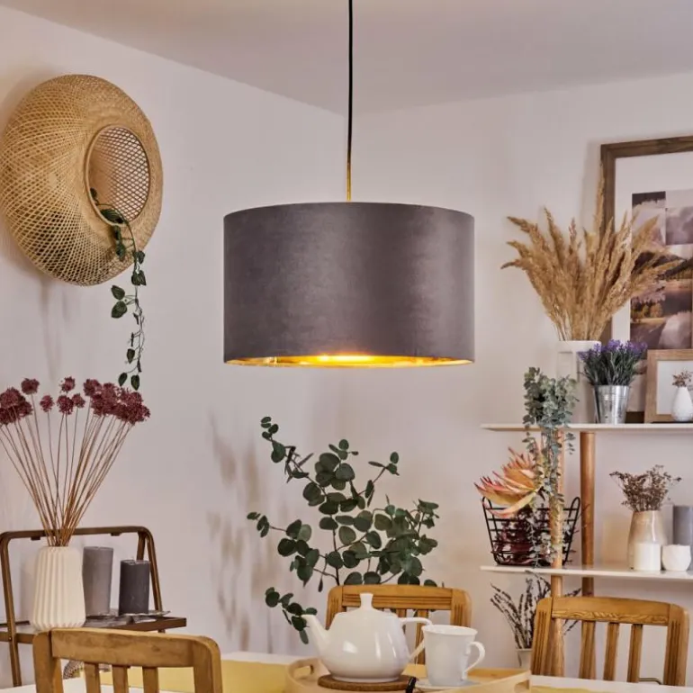 Suspension Maripi Noir, 1 lumière