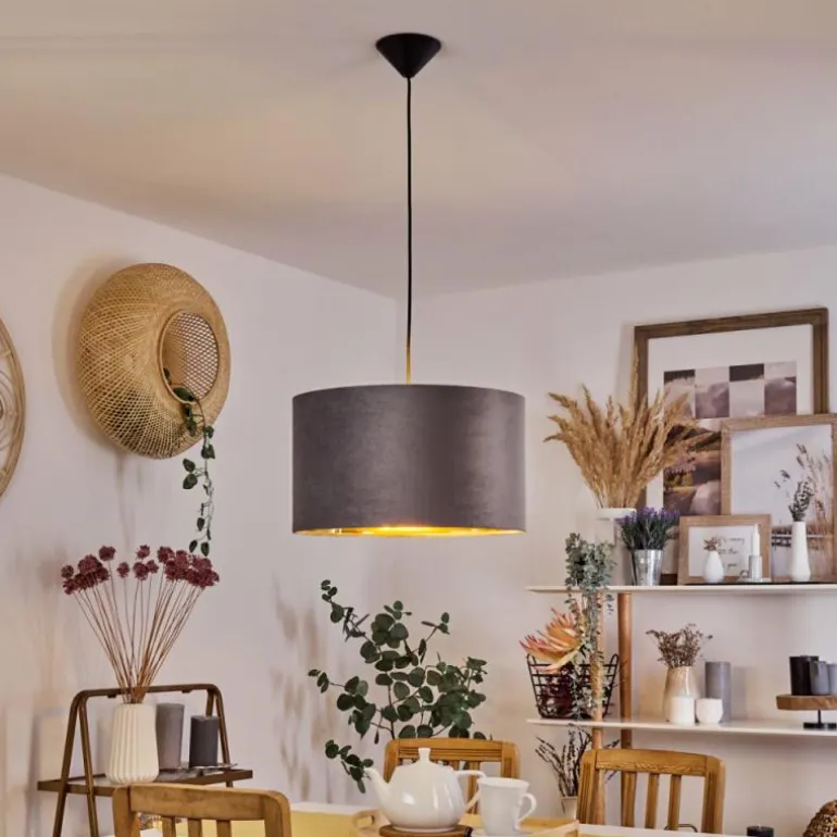 Suspension Maripi Noir, 1 lumière