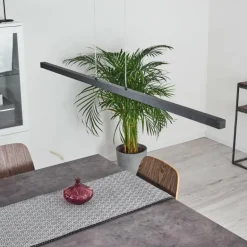 Suspension Mattawan LED Noir, 1 lumière