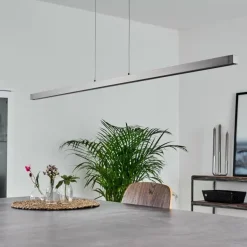 Suspension Mattawan LED Nickel mat, 1 lumière