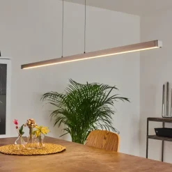 Suspension Mattawan LED Nickel mat, 1 lumière