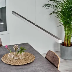 Suspension Mattawan LED Nickel mat, 1 lumière