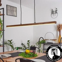 Suspension Maumela LED Noir, 1 lumière