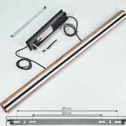 Suspension Maumela LED Noir, 1 lumière