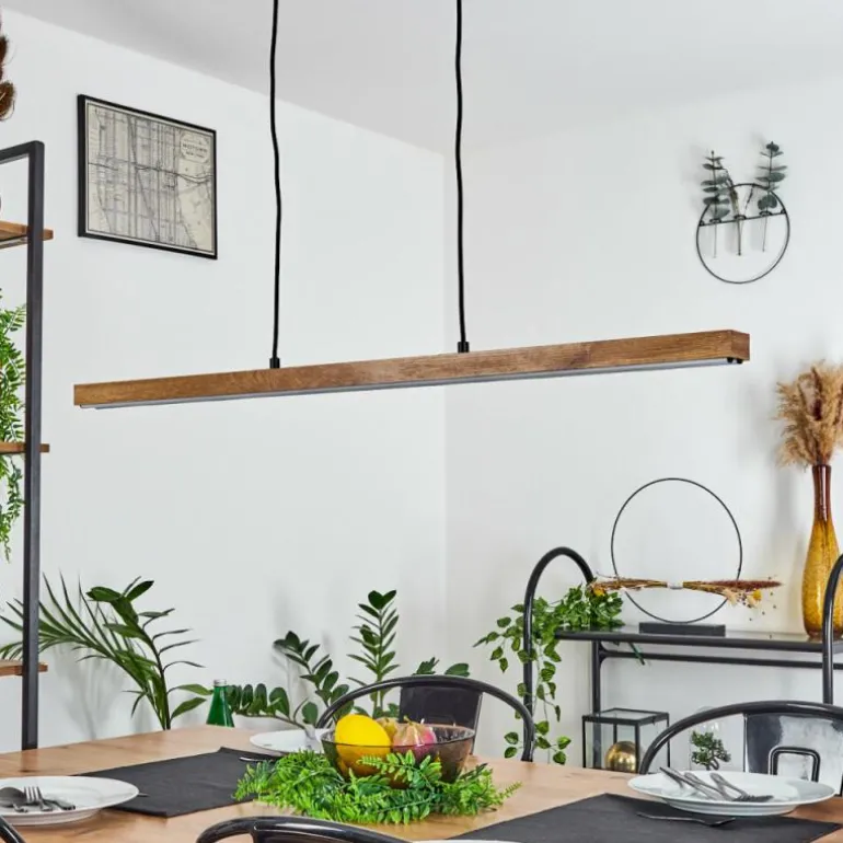 Suspension Maumela LED Noir, 1 lumière