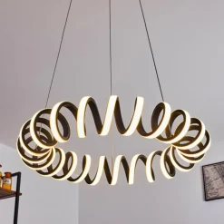 Suspension Maziwa LED Noir, Blanc, 1 lumière